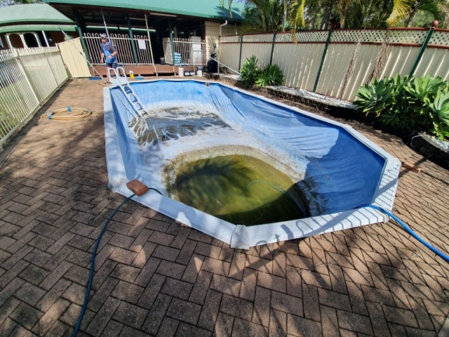 Vinyl liner pool repair Qld