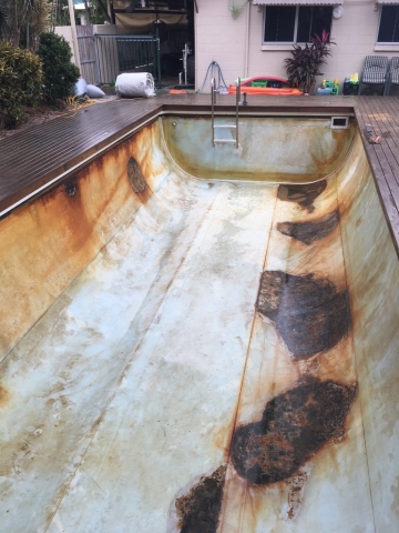 Liner swimming pool restoration Queensland